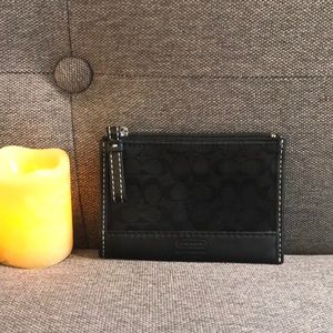 Coach Card Holder Black